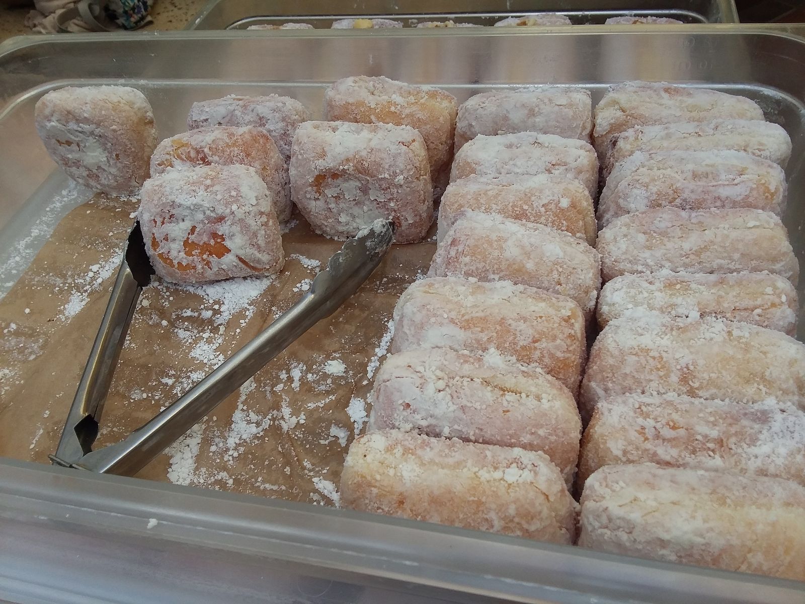 A tray of fresh pastries at the Waikiki Farmers Market, March 2018
