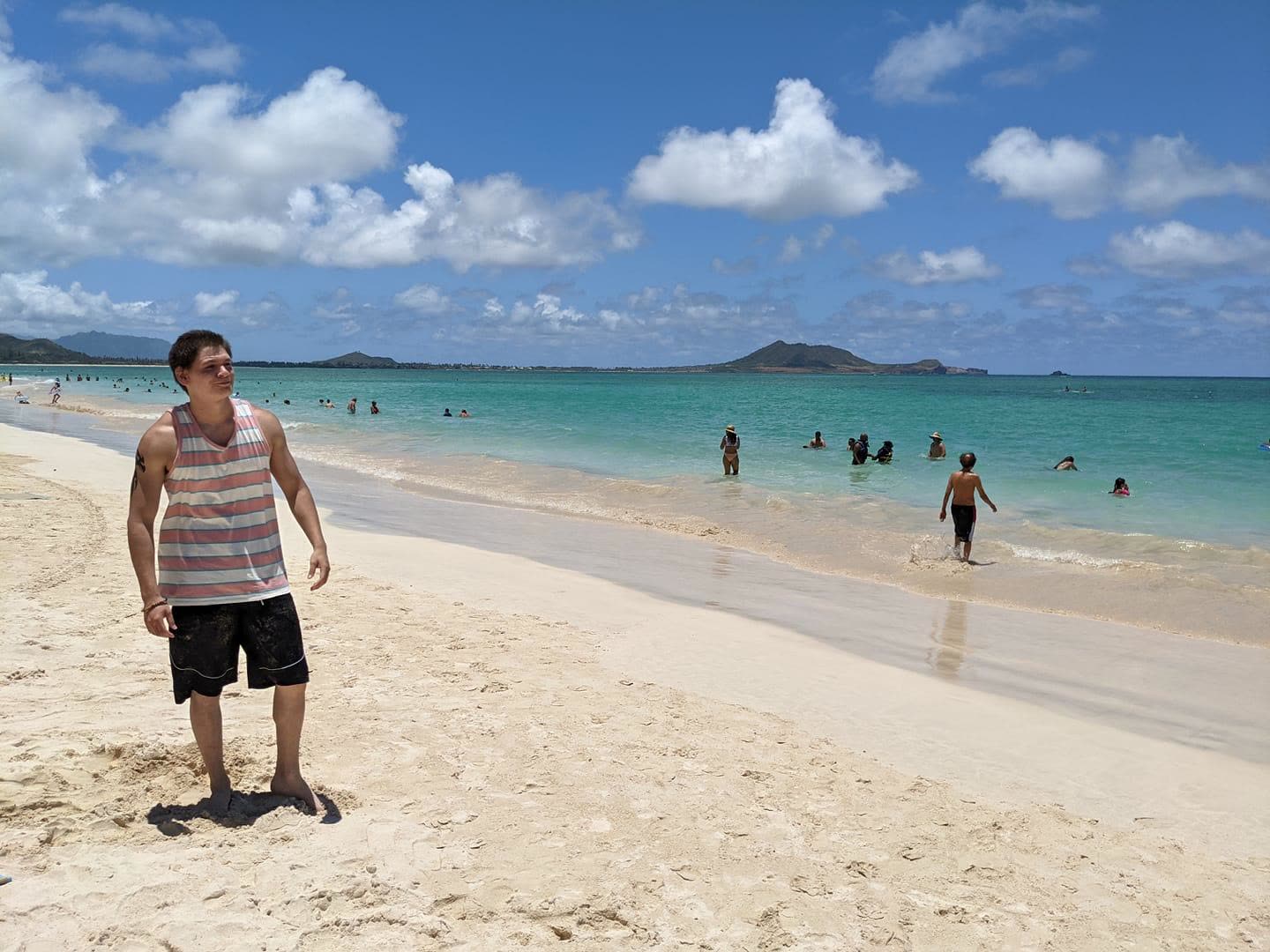 Kailua Beach with the Mokulua islands in the distance