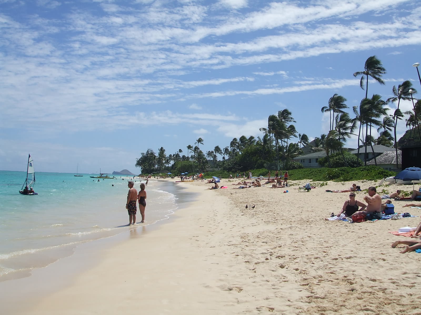 Lanikai Beach shoreline scene, 2010