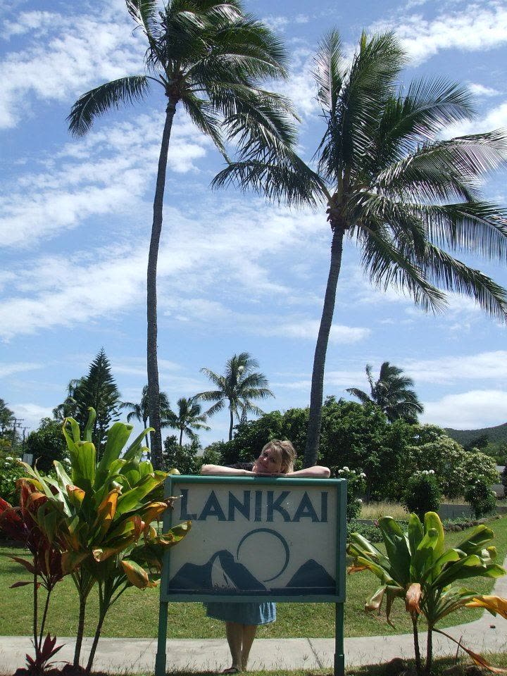 Lanikai Beach sign, 2010